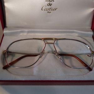 Mens Cartier Platinum Tank Frames